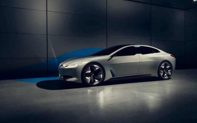 Silver car darkroom blue light free wallpaper for desktop - medium preview image