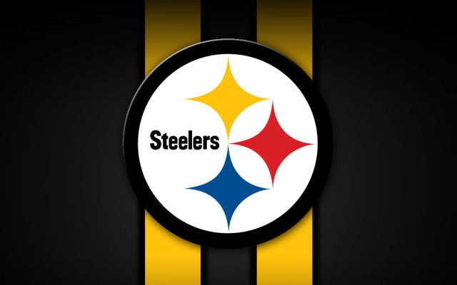 Pittsburgh football logo black yellow #3 free wallpaper for desktop - medium preview image
