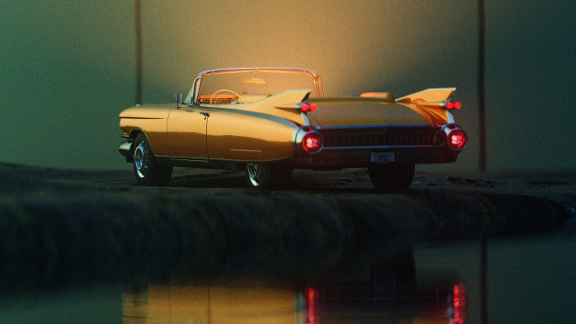 Yellow top car ledge water free wallpaper for desktop - medium preview image