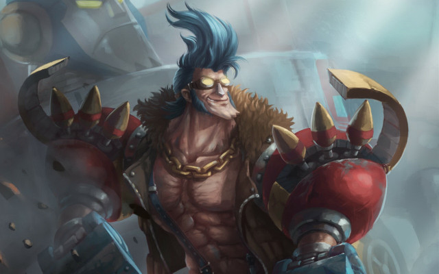 Horned man sword fur collar free wallpaper for desktop - medium preview image