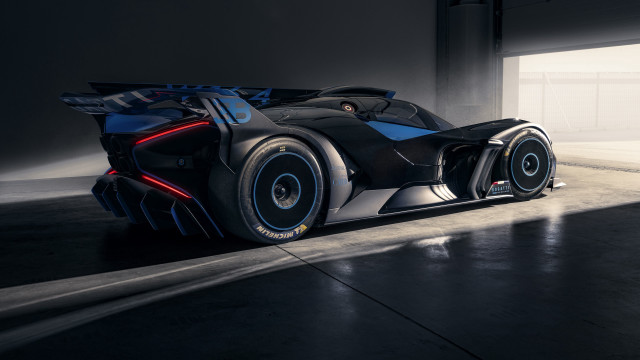 Futuristic car dark room light #2 free wallpaper for desktop - medium preview image