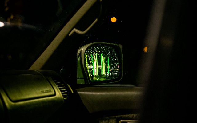 Rearviewmirror greenlights cyberpunk moon earth free wallpaper for desktop - medium preview image