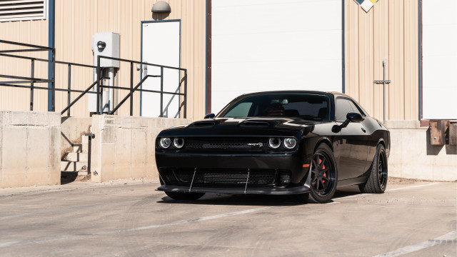 Black car building staircase cobra free wallpaper for desktop - medium preview image