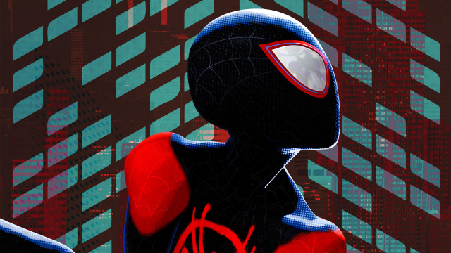 Spiderman harlem renaissance city skyscrapers free wallpaper for desktop - medium preview image