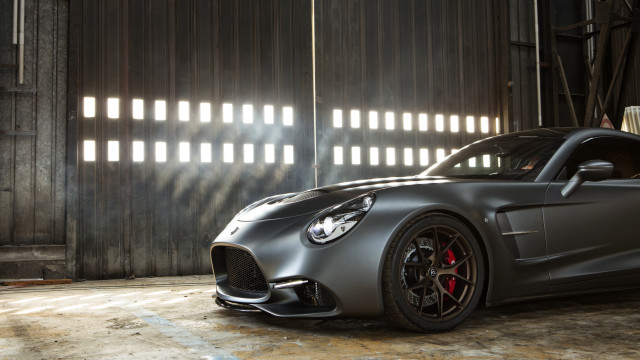 Silver sports car garage light #3 free wallpaper for desktop - medium preview image