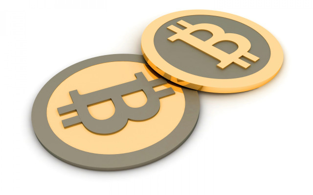 Bitcoin pile digital rendering jackolantern free wallpaper for desktop - medium preview image