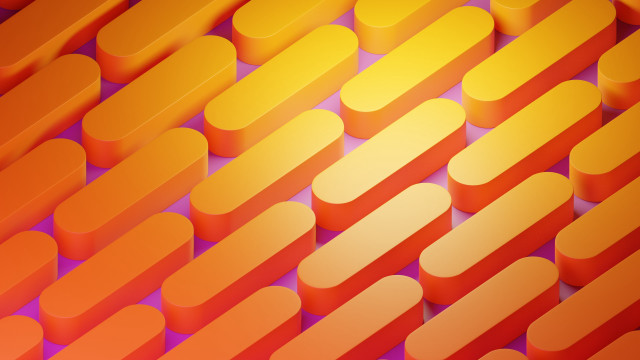 Orange purple circles lines 3d free wallpaper for desktop - medium preview image