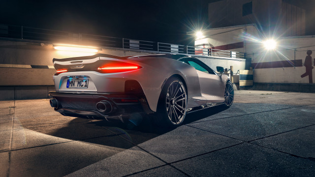 Car parking lot night lights #2 free wallpaper for desktop - medium preview image