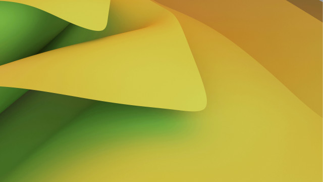 Yellow green abstract curve generative free wallpaper for desktop - medium preview image