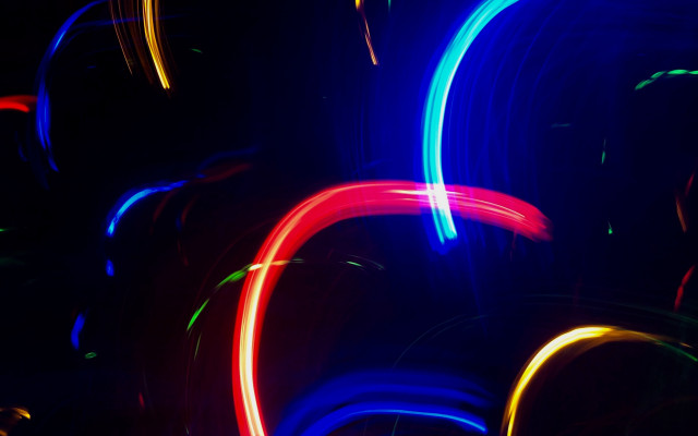 Neon blurry holography green eyes free wallpaper for desktop - medium preview image