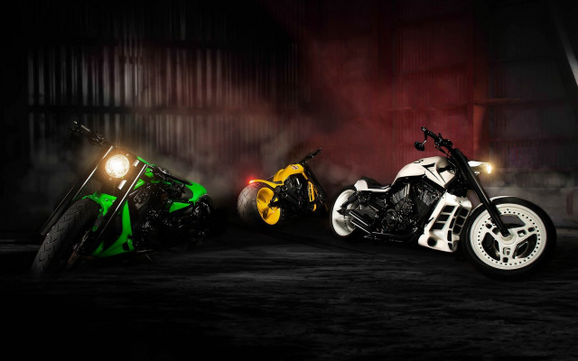 Motorcycles smoke neon digital lyco free wallpaper for desktop - medium preview image