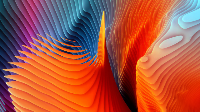 Cellphone colorful wavy background abstract free wallpaper for desktop - medium preview image