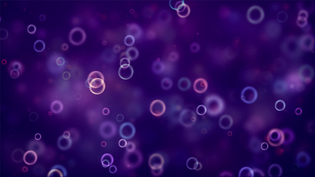 Purple bubbles space art underwater free wallpaper for desktop - medium preview image