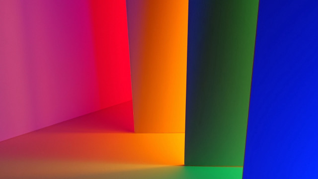 Multicolored room volumetric lights alfred free wallpaper for desktop - medium preview image