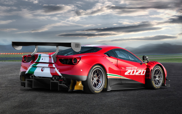 Red sports car green white #2 free wallpaper for desktop - medium preview image