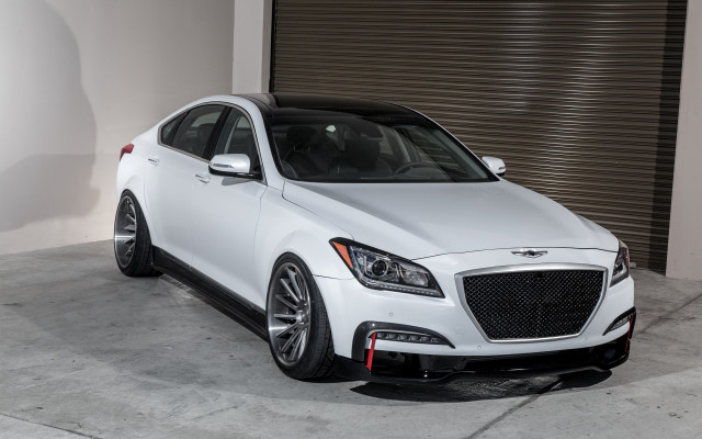 White car garage roller door free wallpaper for desktop - medium preview image