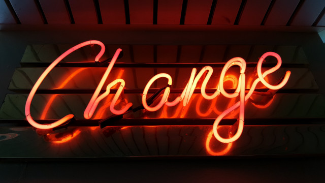 Neon change wall red background free wallpaper for desktop - medium preview image
