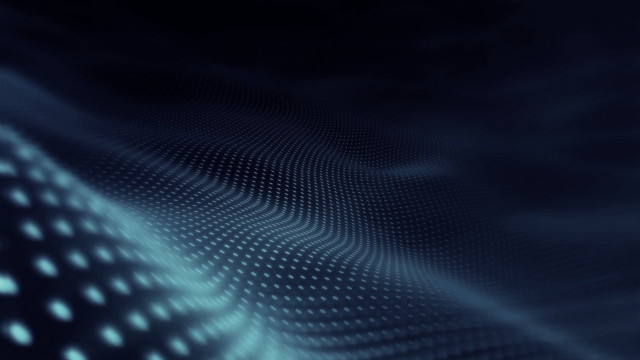 Blue background squares dots kinetic free wallpaper for desktop - medium preview image