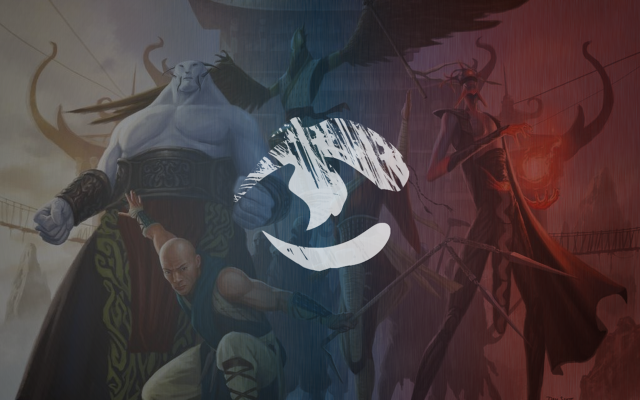 Animated characters dark background white free wallpaper for desktop - medium preview image