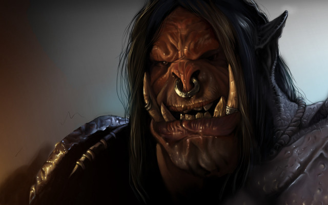 Demonic grin beard facial hair free wallpaper for desktop - medium preview image