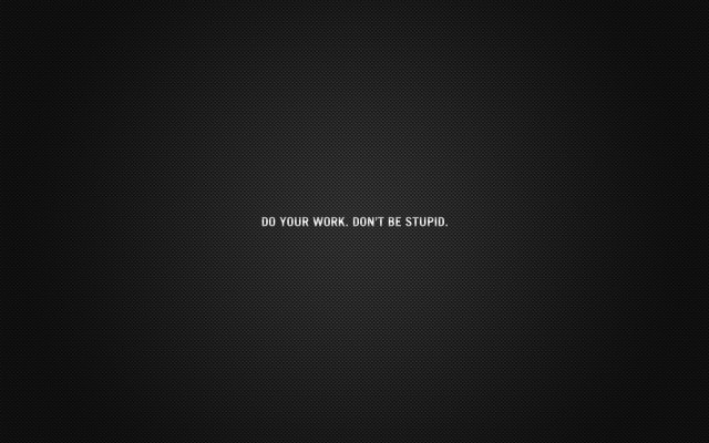 Black wall white text do #2 free wallpaper for desktop - medium preview image