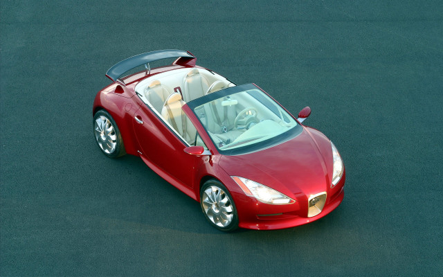 Red sports car parking lot #57 free wallpaper for desktop - medium preview image