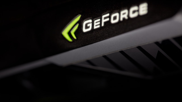 Black white device geforce green free wallpaper for desktop - medium preview image