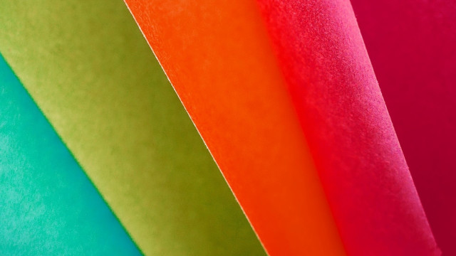 Rainbow colored paper macro texture free wallpaper for desktop - medium preview image