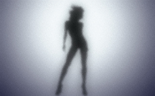 Woman fog skateboard shadow neo free wallpaper for desktop - medium preview image