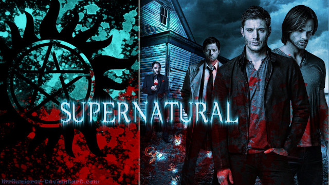 Supernatural man tie woman dress free wallpaper for desktop - medium preview image