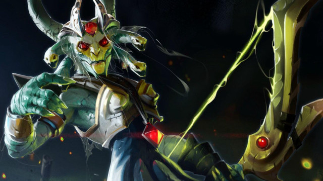 Overwatch demon archer glowing eyes free wallpaper for desktop - medium preview image