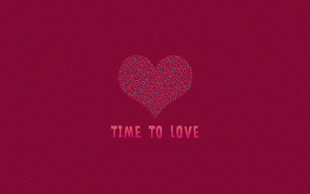 Heart love digital art pink free wallpaper for desktop - medium preview image