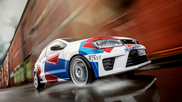 Car red white blue paint free wallpaper for desktop - medium preview image
