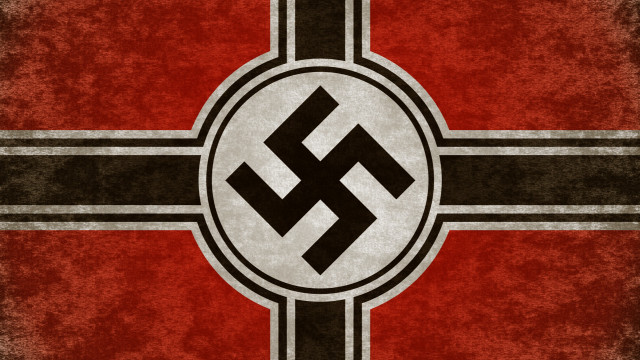 Red black background circle stripe #2 free wallpaper for desktop - medium preview image