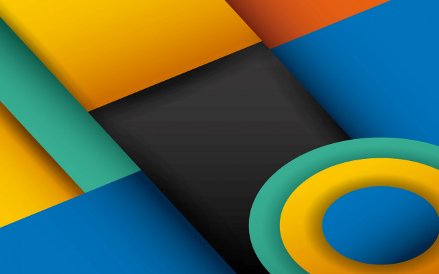 Colorful abstract circular black manessier free wallpaper for desktop - medium preview image