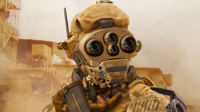 Man gasmask gun automatistes cyborg free wallpaper for desktop - medium preview image