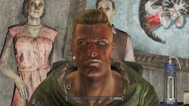 Weird face man painting woman free wallpaper for desktop - medium preview image