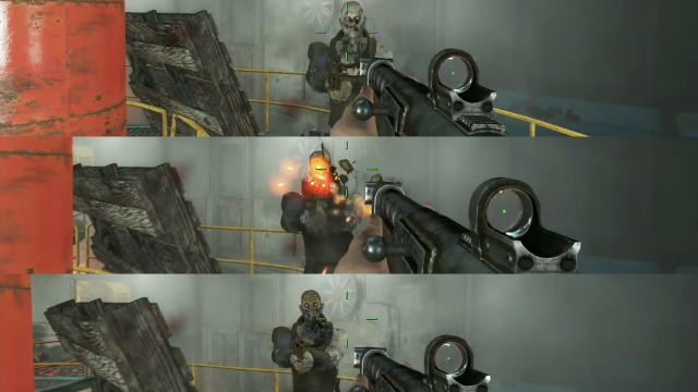 Video game scene man woman free wallpaper for desktop - medium preview image