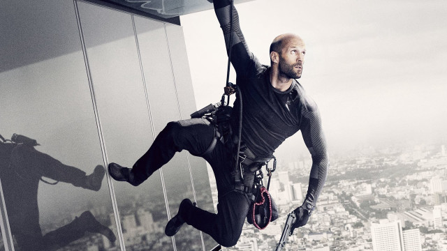 Hanging man cityscape weapon panfuturism free wallpaper for desktop - medium preview image