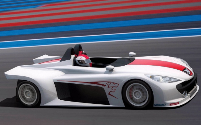 White sports car race track #8 free wallpaper for desktop - medium preview image