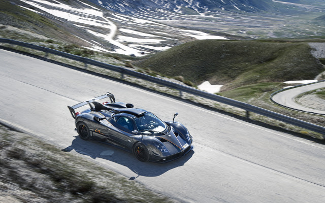 Car road mountain roadsign superflat free wallpaper for desktop - medium preview image