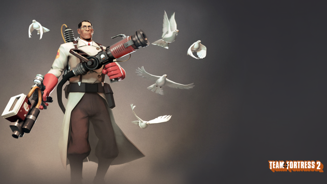 Man costume gun bird flying free wallpaper for desktop - medium preview image