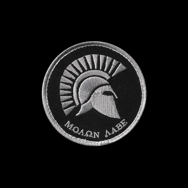 Spartan badge black background white free wallpaper for tablet - medium preview image