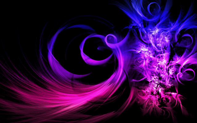 Purple pink abstract swirls energy free wallpaper for desktop - medium preview image
