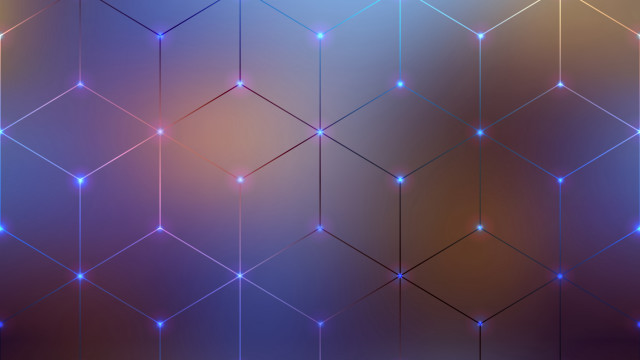 Blue purple stars background geometric free wallpaper for desktop - medium preview image