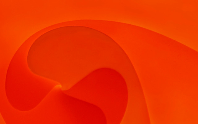 Orange curved abstract black moon free wallpaper for desktop - medium preview image