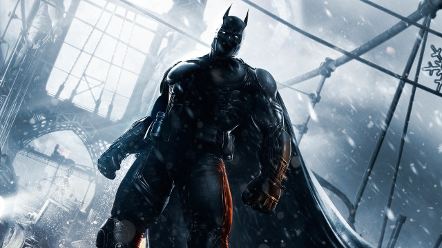 Batman snowy city clocktower armor free wallpaper for desktop - medium preview image