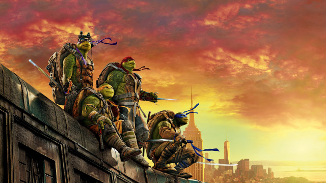 Teenage mutant turtles building city free wallpaper for desktop - medium preview image