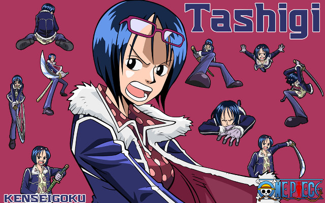 Cartoon woman blue hair glasses free wallpaper for desktop - medium preview image