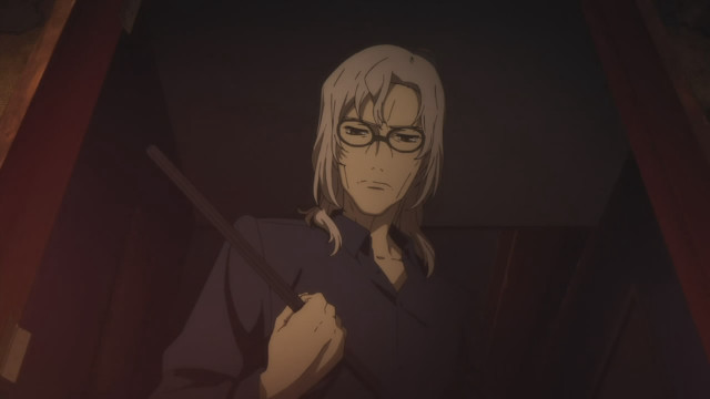 Man glasses sword dark room free wallpaper for desktop - medium preview image